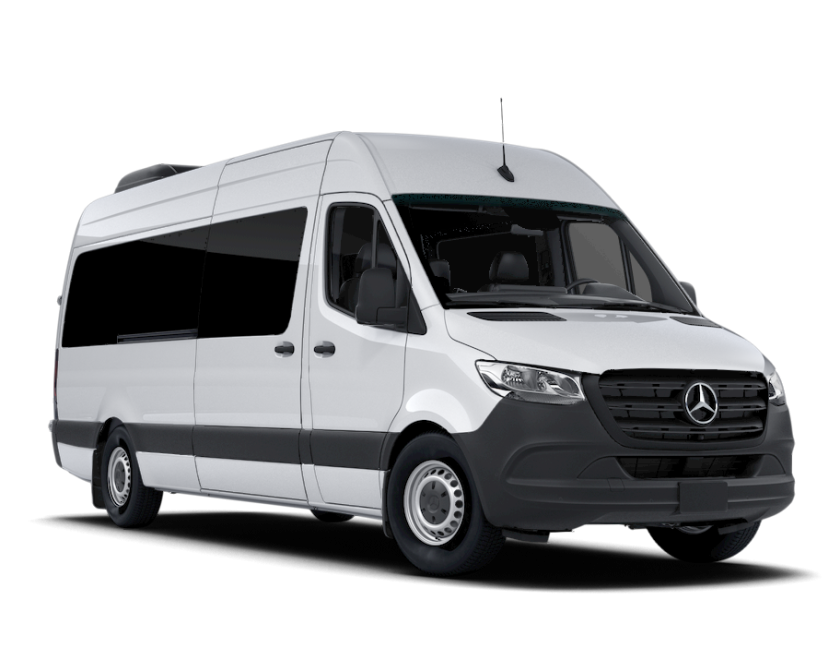 Van Sprinter Quintana Tours, vista frontal